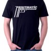 Printmatic T-Shirt: Black w/ Silver Print